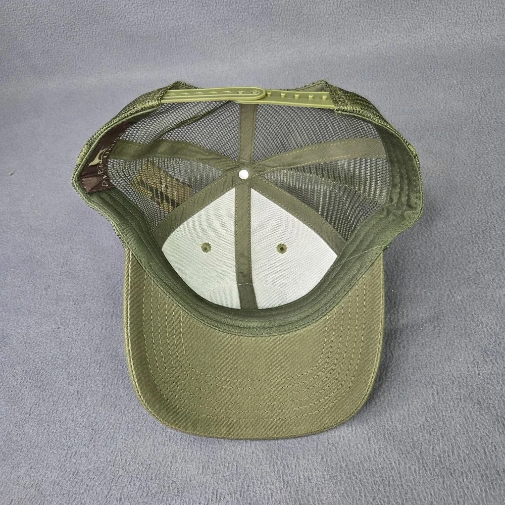 Over Under Clothing Hat Green Mesh Back Loden Trucker Hunting Snapback NEW